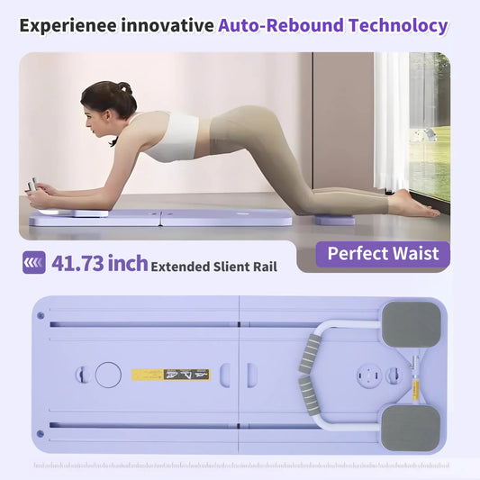 Pilates Board Ab Core Trainer Multifunctional Abdominal Board Pilates Foldable for Full-Body Strength Training Workout Equipment