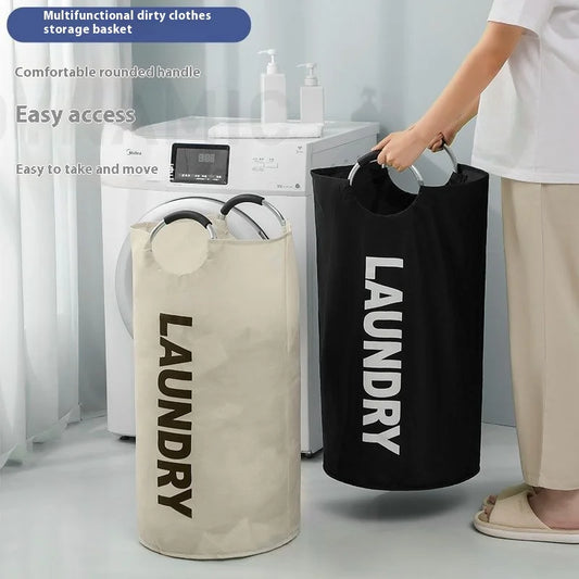 Extra-Large Household Foldable Laundry Basket Storage Bag  Waterproof Laundry Basket  Dorm Balcony, laundry room, Bathroom Items