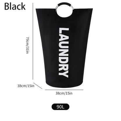 Extra-Large Household Foldable Laundry Basket Storage Bag  Waterproof Laundry Basket  Dorm Balcony, laundry room, Bathroom Items