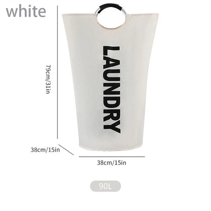 Extra-Large Household Foldable Laundry Basket Storage Bag  Waterproof Laundry Basket  Dorm Balcony, laundry room, Bathroom Items