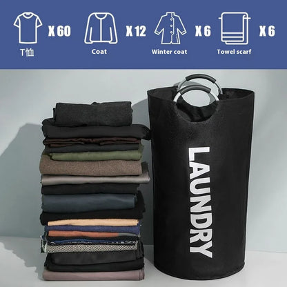 Extra-Large Household Foldable Laundry Basket Storage Bag  Waterproof Laundry Basket  Dorm Balcony, laundry room, Bathroom Items