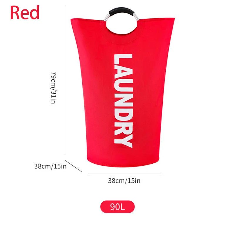 Extra-Large Household Foldable Laundry Basket Storage Bag  Waterproof Laundry Basket  Dorm Balcony, laundry room, Bathroom Items