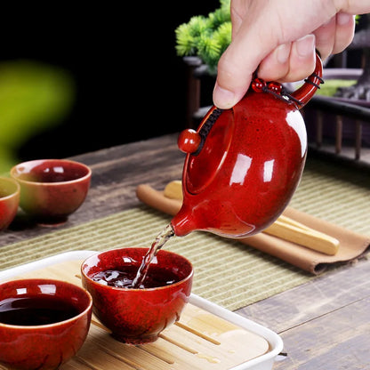 With Travelling Bag 4 Cups Kung Fu Tea Set