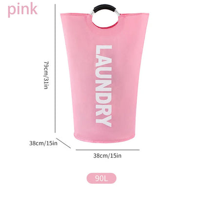 Extra-Large Household Foldable Laundry Basket Storage Bag  Waterproof Laundry Basket  Dorm Balcony, laundry room, Bathroom Items